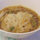 そうめんが残ったら煮麺カレー味